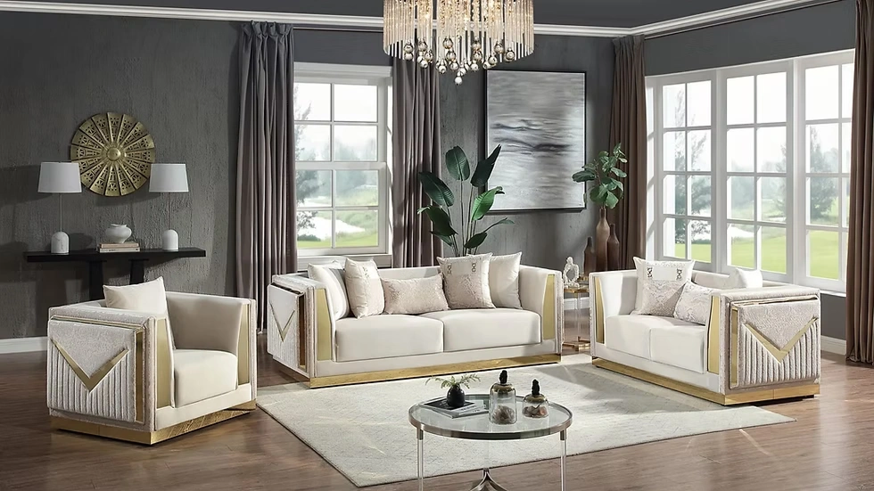 384 – Stationary Sofa Set
