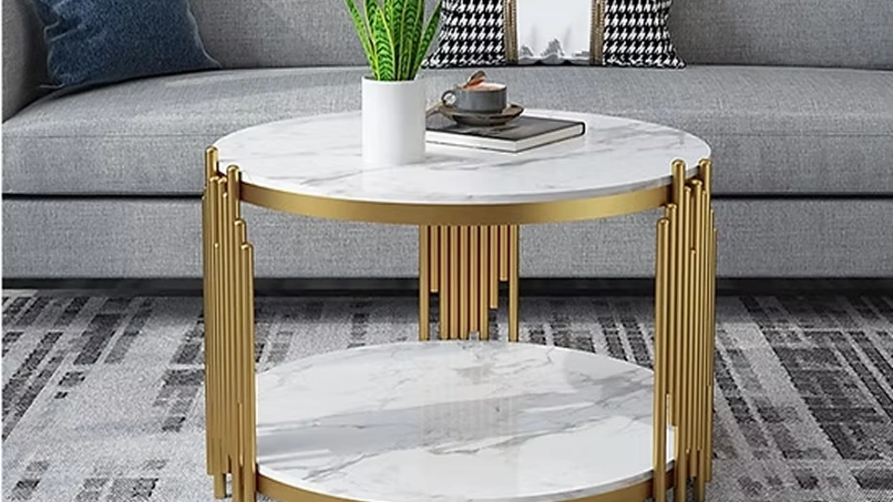 118 Round Marble Coffee Table